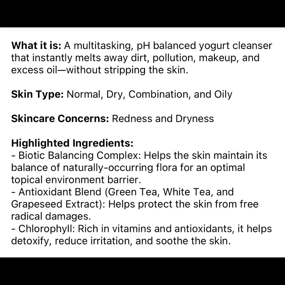 🌿 Dr. Brandt Skincare Clean Biotic pH-balanced yogurt cleanser with chlorophyll - Picture 7 of 8
